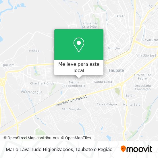 Mario Lava Tudo Higienizações mapa