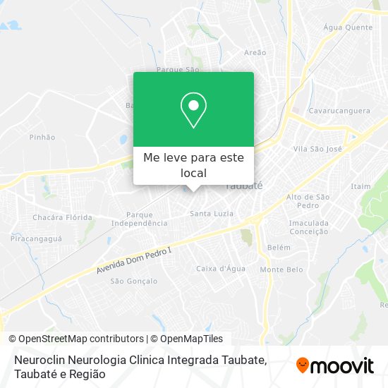 Neuroclin Neurologia Clinica Integrada Taubate mapa