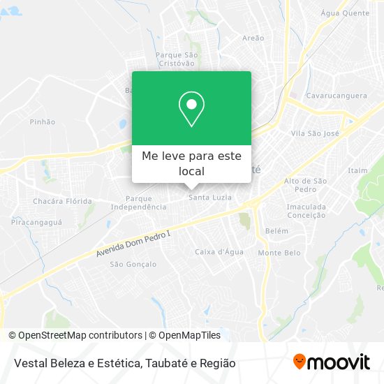 Vestal Beleza e Estética mapa