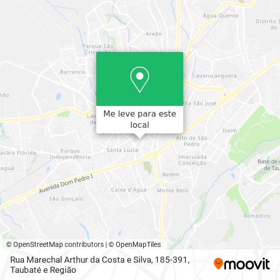 Rua Marechal Arthur da Costa e Silva, 185-391 mapa