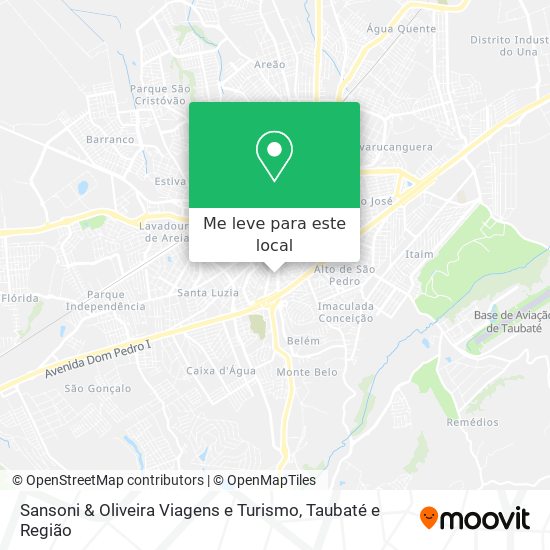 Sansoni & Oliveira Viagens e Turismo mapa