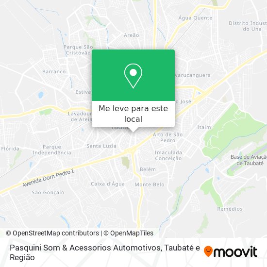 Pasquini Som & Acessorios Automotivos mapa