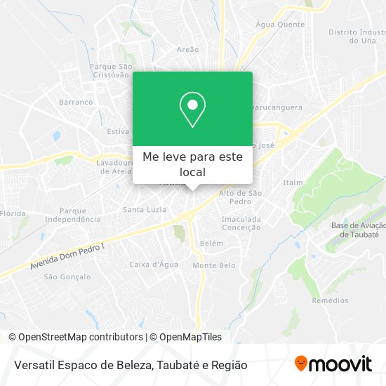 Versatil Espaco de Beleza mapa