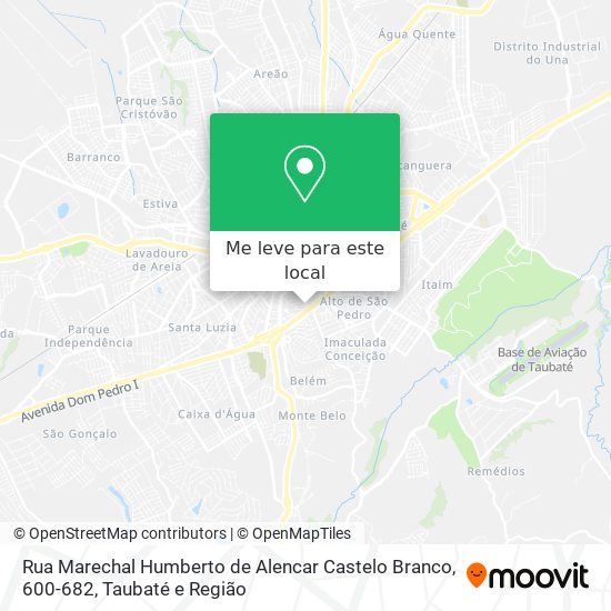 Rua Marechal Humberto de Alencar Castelo Branco, 600-682 mapa
