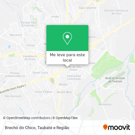 Brechó do Chico mapa