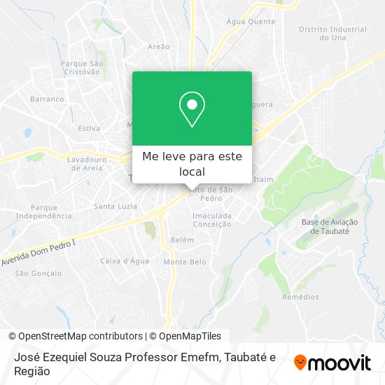José Ezequiel Souza Professor Emefm mapa