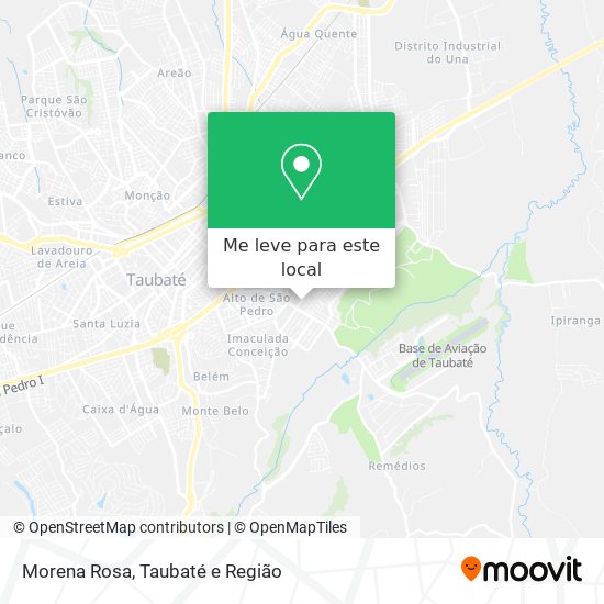 Morena Rosa mapa