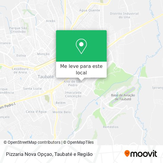 Pizzaria Nova Opçao mapa