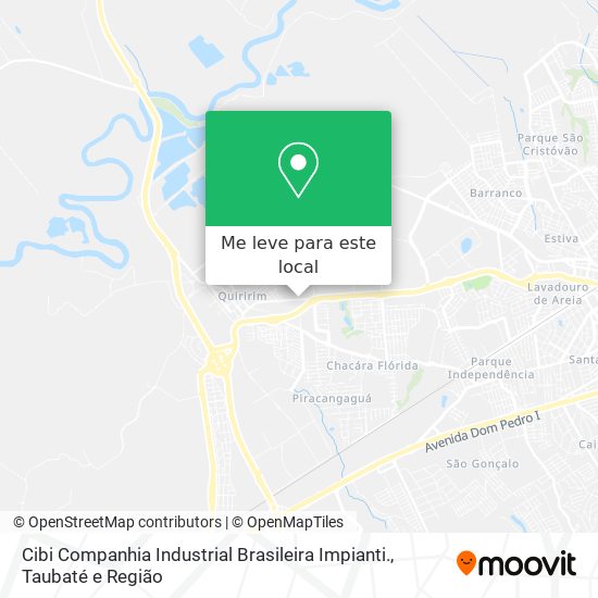 Cibi Companhia Industrial Brasileira Impianti. mapa