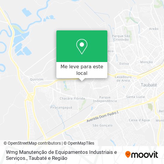 Wmg Manutenção de Equipamentos Industriais e Serviços. mapa