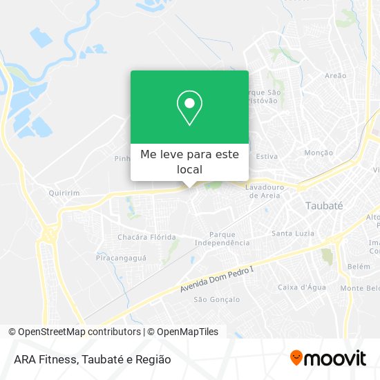ARA Fitness mapa