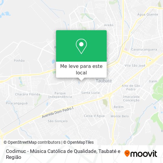 Codimuc - Música Católica de Qualidade mapa