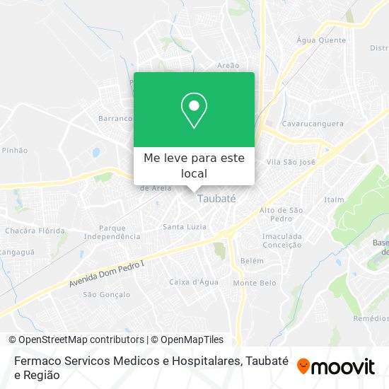 Fermaco Servicos Medicos e Hospitalares mapa