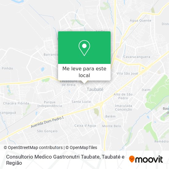Consultorio Medico Gastronutri Taubate mapa
