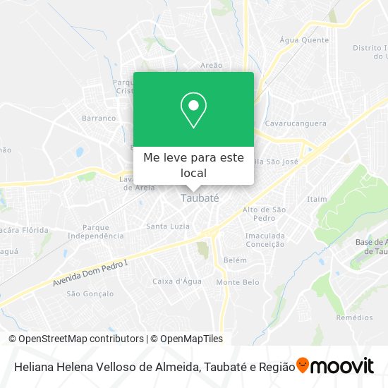 Heliana Helena Velloso de Almeida mapa