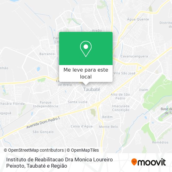 Instituto de Reabilitacao Dra Monica Loureiro Peixoto mapa