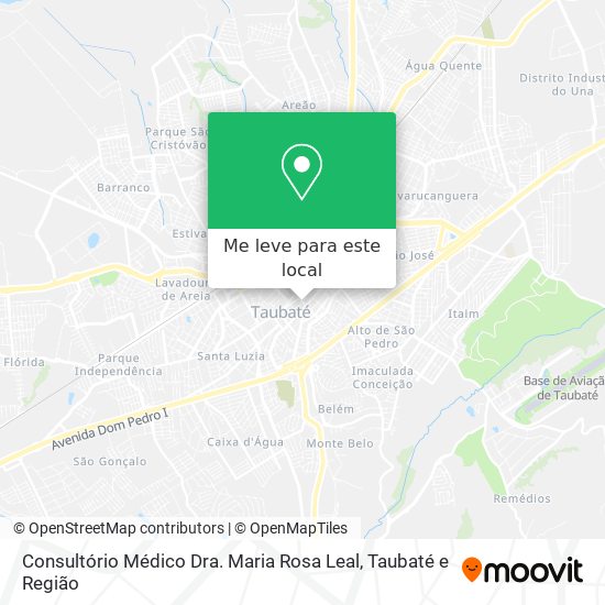 Consultório Médico Dra. Maria Rosa Leal mapa