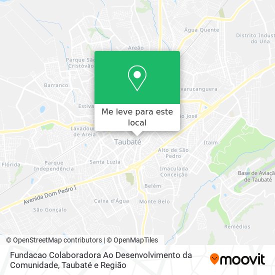 Fundacao Colaboradora Ao Desenvolvimento da Comunidade mapa