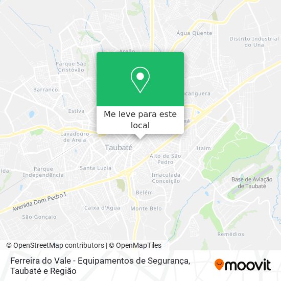 Ferreira do Vale - Equipamentos de Segurança mapa