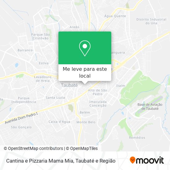 Cantina e Pizzaria Mama Mia mapa
