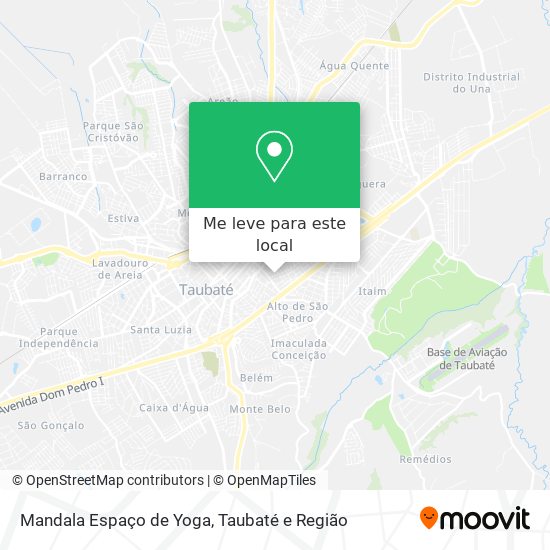 Mandala Espaço de Yoga mapa