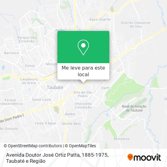 Avenida Doutor José Ortiz Patta, 1885-1975 mapa