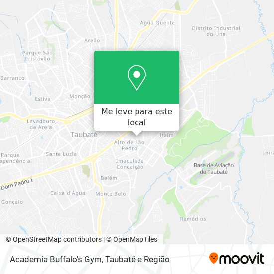 Academia Buffalo's Gym mapa