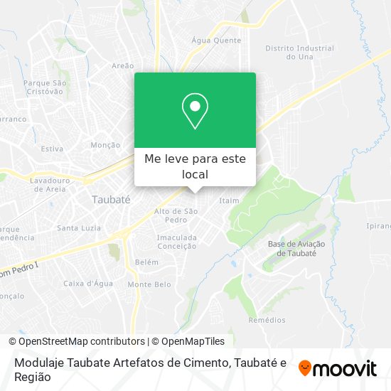 Modulaje Taubate Artefatos de Cimento mapa