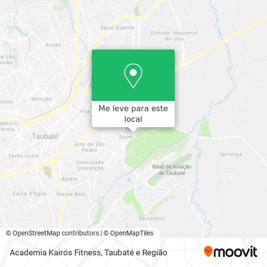 Academia Kairós Fitness mapa