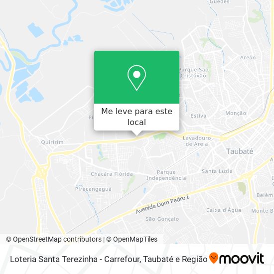 Loteria Santa Terezinha - Carrefour mapa