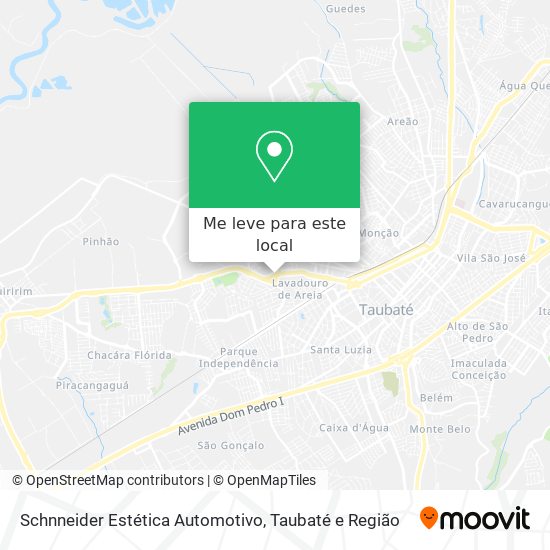 Schnneider Estética Automotivo mapa