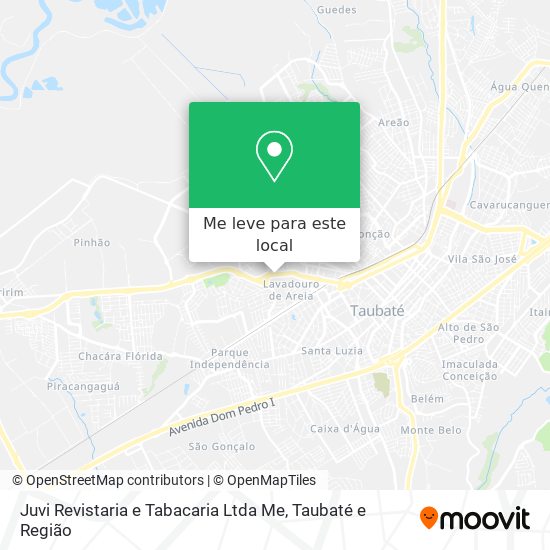 Juvi Revistaria e Tabacaria Ltda Me mapa