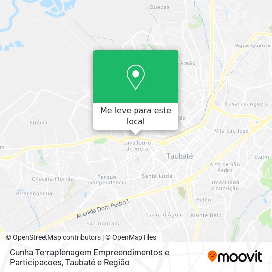 Cunha Terraplenagem Empreendimentos e Participacoes mapa