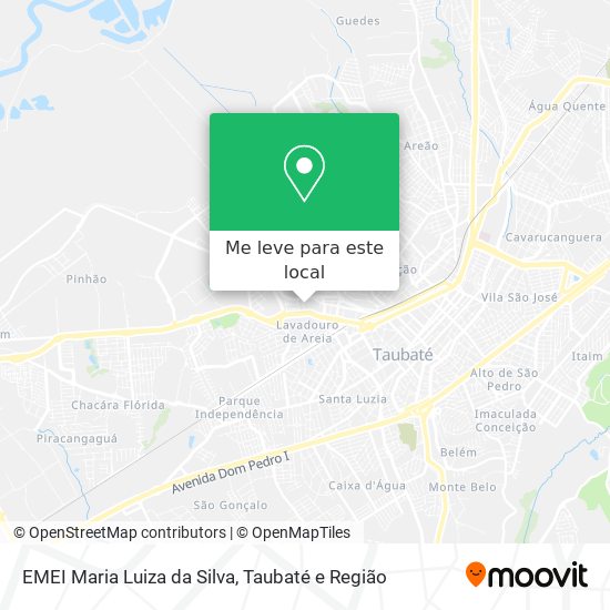 EMEI Maria Luiza da Silva mapa