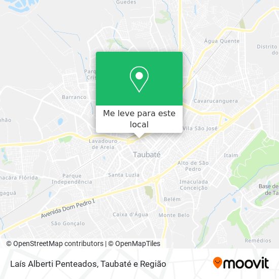 Laís Alberti Penteados mapa