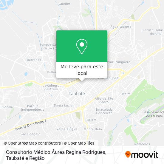 Consultório Médico Áurea Regina Rodrigues mapa