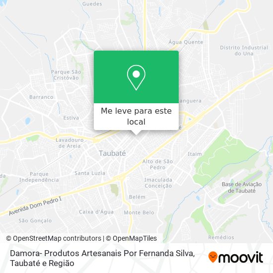 Damora- Produtos Artesanais Por Fernanda Silva mapa