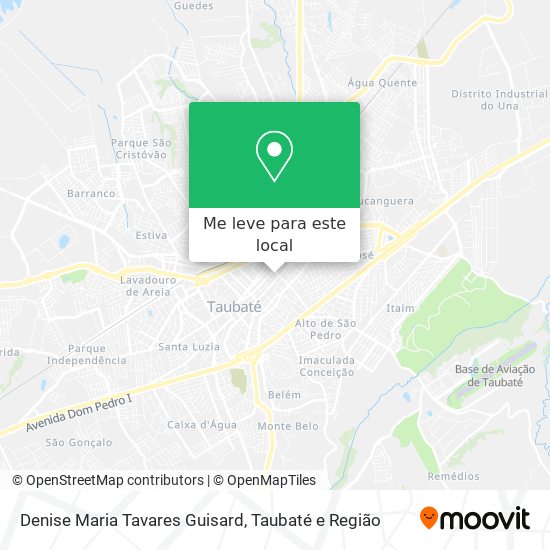 Denise Maria Tavares Guisard mapa