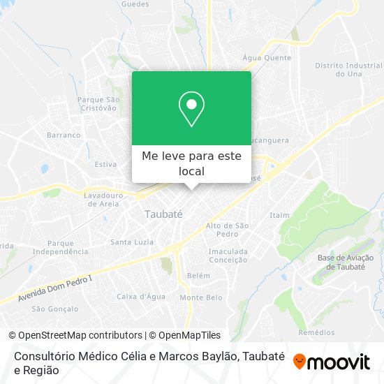 Consultório Médico Célia e Marcos Baylão mapa