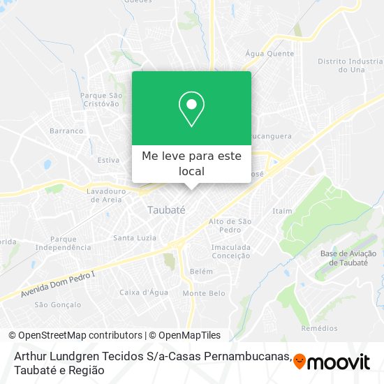 Arthur Lundgren Tecidos S / a-Casas Pernambucanas mapa