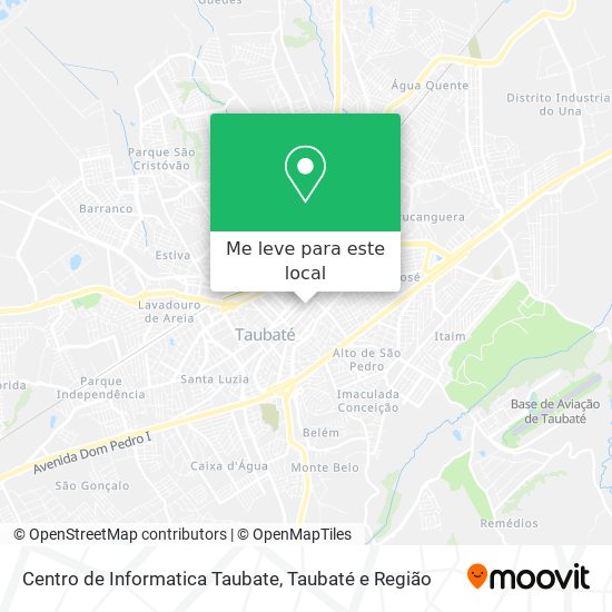 Centro de Informatica Taubate mapa