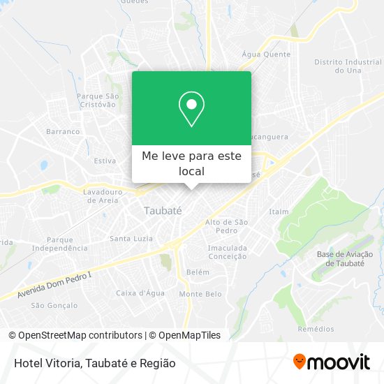 Hotel Vitoria mapa