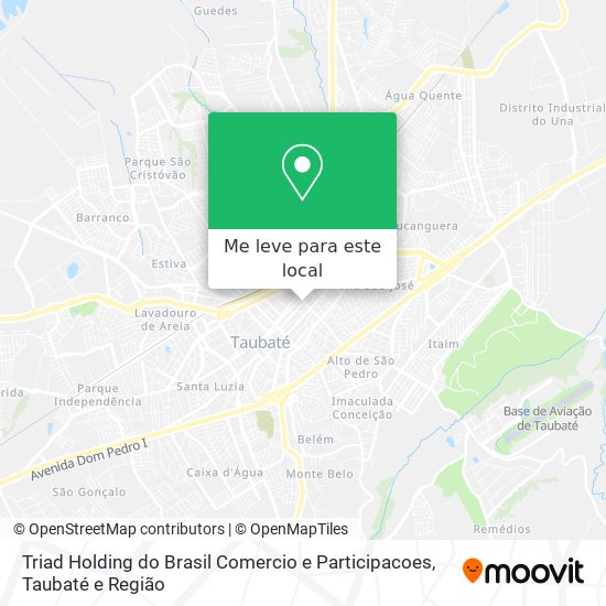 Triad Holding do Brasil Comercio e Participacoes mapa