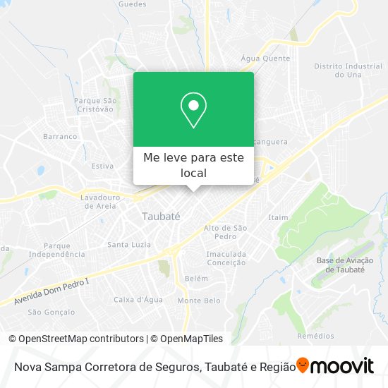 Nova Sampa Corretora de Seguros mapa