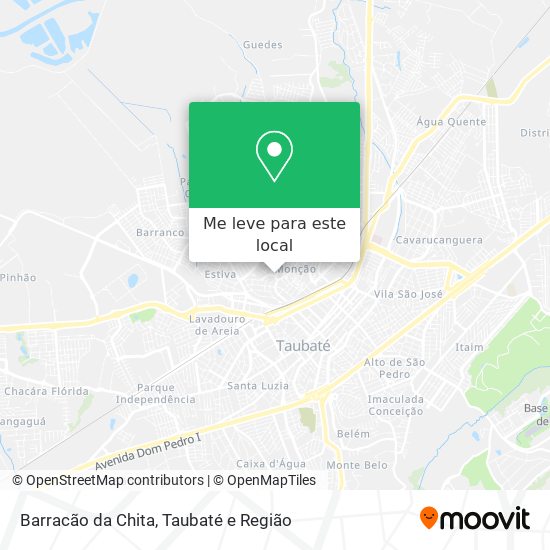 Barracão da Chita mapa