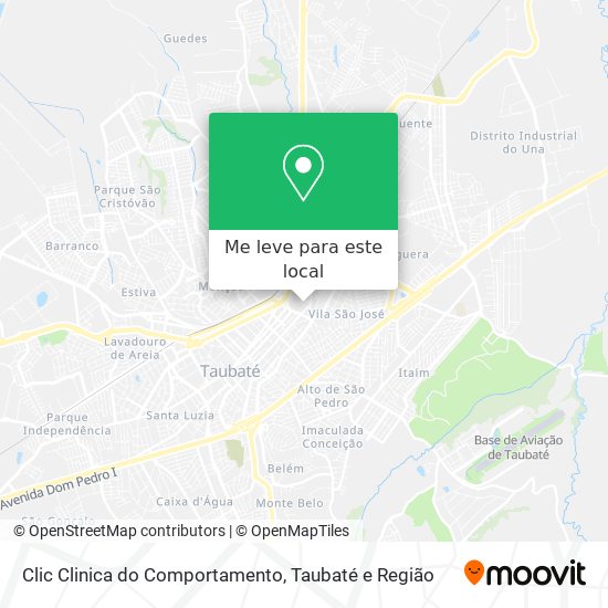 Clic Clinica do Comportamento mapa