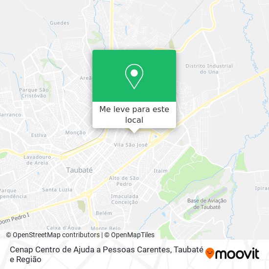 Cenap Centro de Ajuda a Pessoas Carentes mapa