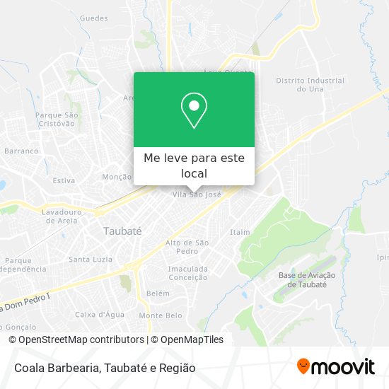 Coala Barbearia mapa