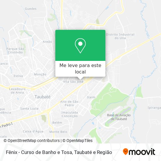 Fênix - Curso de Banho e Tosa mapa