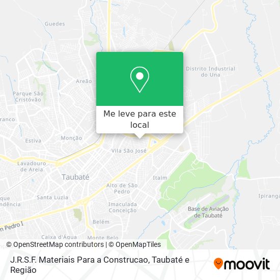 J.R.S.F. Materiais Para a Construcao mapa